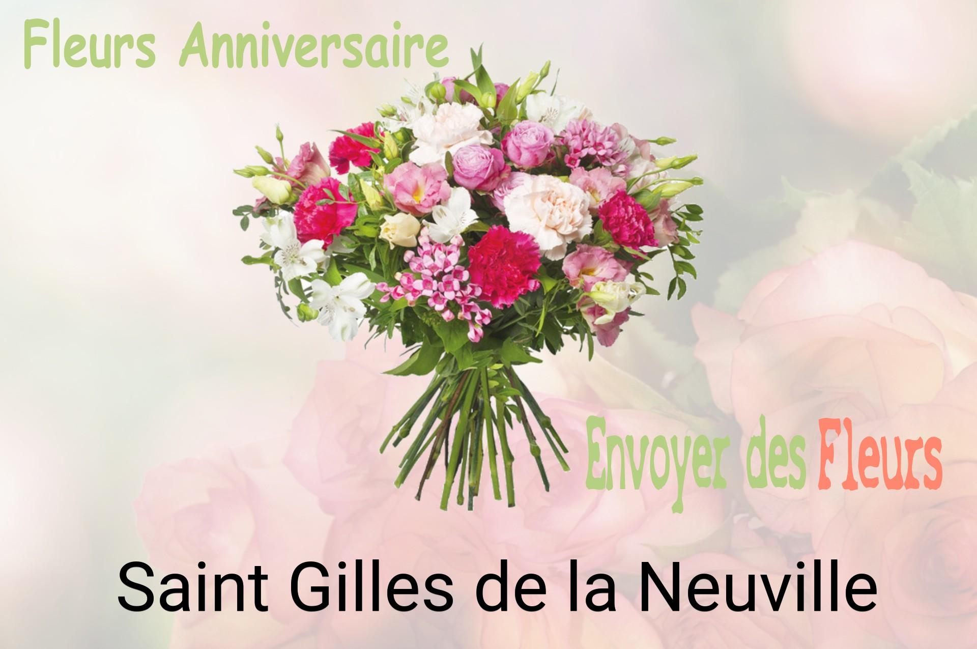 Bouquet de fleurs d’anniversaire livré à Saint-Gilles-de-la-Neuville