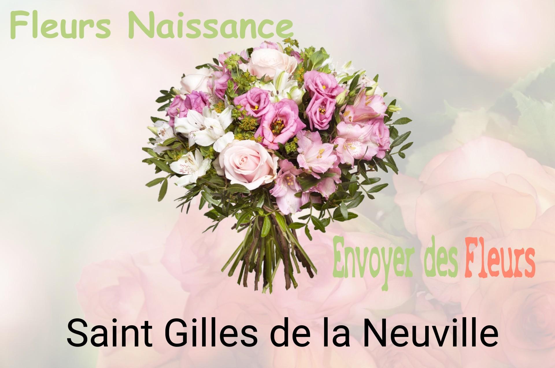 Bouquet de fleurs de naissance livré à Saint-Gilles-de-la-Neuville
